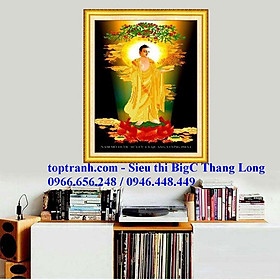 Tranh thêu chữ thập Phật Dược sư LV3291 chưa thêu