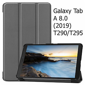 Bao Da Cover Cho Máy Tính Bảng Samsung Galaxy Tab A 8.0 (2019) T290 / T295 Hỗ Trợ Smart Cover