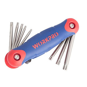 Bộ lục giác đầu sao 8 chi tiết WORKPRO W022003