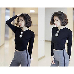  ÁO CROPTOP TAY DÀI AGE2X HÀNG VNXK CHẤT LƯỢNG CAO