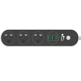 Ổ cắm điện thông minh 3 cổng sạc d0iện thoại - Akus OC3U