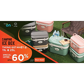 Mua ICE BOX 11L - Thùng Đá giữ nhiệt 11L Mẫu Mới Phong Cách Hàn Quốc - màu mint
