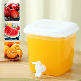 3.5L Large Capacity Cold Water Jug Refrigerator Kettle with Tap for Beverage