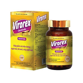 Mua Viên uống giảm viêm mũi dị ứng VIROREX Chai 60 viên - Rostex- Tủ Thuốc Bảo Châu
