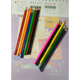 Bộ chì tô 12 màu Zalong Color Pencil