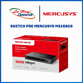 Mua Switch Mercusys 8 Port 10/100/1000 Mbps MS108GS - Hàng Chính Hãng