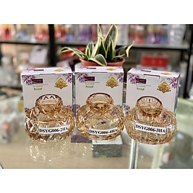 Mua Gạt tàn thuốc thủy tinh pha lê màu vàng và trắng