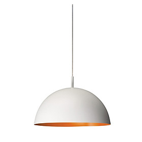 Mua Đèn thả trang trí bàn ăn  nội thất mũ cối lòng vàng - Tặng kèm bóng LED