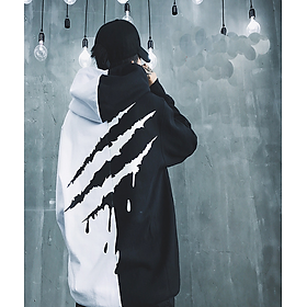 Áo hoodie nam in 3 cào freesize