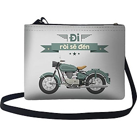 Túi Đeo Chéo Nữ In Hình Đi Rồi Sẽ Đến - TUTE092 (24 x 17 cm)