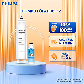 Combo lõi lọc cho máy lọc nước Philips ADD6912 - Hàng chính hãng
