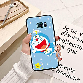 Ốp lưng điện thoại Samsung Galaxy S6 Edge viền silicon dẻo TPU  hình Doremon Vui Nhộn