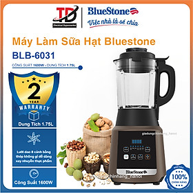 Máy Làm Sữa Hạt Đa Năng Bluestone BLB-6031, Cối Thủy Tinh Borosilicate 1.75L - Lưỡi Dao 8 Cánh 1600W, Hàng Chính Hãng