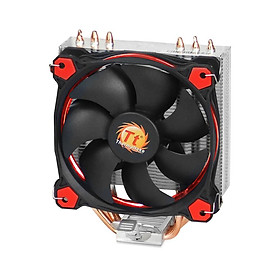 Quạt chịu thủy lực Thermaltake CPU Air Cooler 120mm Red LED 3 Ống dẫn nhiệt tiếp xúc trực tiếp Vây nhôm cho Intel