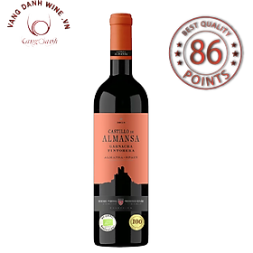 Rượu Vang Organic hữu cơ Castillo de Almansa Coleccion Garnacha Tintorera (Tây Ban Nha) kèm túi hộp,đồ khui