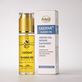 Tinh Dầu Dưỡng Tóc Cazoova Classic 60ml - Phục Hồi Tóc Khô Xơ, Giữ Nếp Mượt Mà