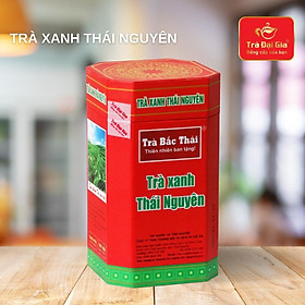 Trà xanh Thái Nguyên hộp bát giác 100g - Trà Đại Gia 