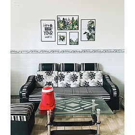 Mua TRANH BỘ 5 TREO TƯỜNG CỠ ĐẠI - TRANH TRẮNG ĐEN BẮC ÂU SÀI GÒN XƯA - GIÁ RẺ - MELYHOME- TB51809FMX184