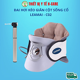 Đai hơi kéo giãn cột sống cổ Leamai C02