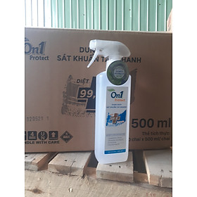 Dung Dịch Rửa Tay Khô On1 Hương BamBoo Charcoal 500ml DB500 dang xịt