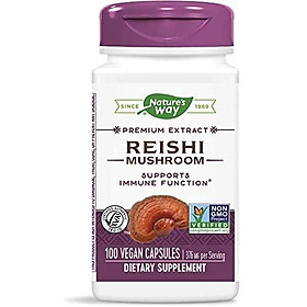 Nature's Way Reishi Standardized, 376 mg per serving, 100-Count