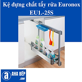 KỆ ĐỰNG CHẤT TẨY RỬA CAO CẤP, RAY ÂM GIẢM CHẤN EURONOX EU1.-25S. Hàng Chính hãng