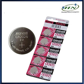 VỈ 5 VIÊN PIN CMOS MAXELL 2025 - JL - HÀNG CHÍNH HÃNG