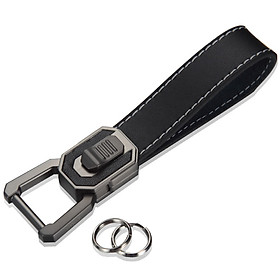 Authentic (zobo) car key chain fashion portable plaid press key ring ZB-931A brown car gift gift with