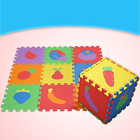 10Pcs Foam Puzzle Exercise Mat Tiles Baby Playing Crawling Mat