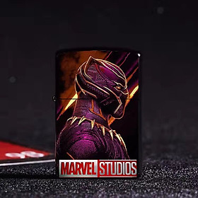 Mua Bật lửa ZIPMEN Zipo Black Panther Chiến binh Báo Đen siêu nhân gao Tặng kèm túi rút thiên nhiên 1474 3