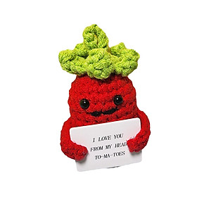 Funny Tomatoes Cute Knitting Tomatoes Doll for Birthday New Year Gifts Party