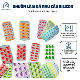 Khuôn Làm Đá Thạch Rau Câu Silicon Cực Đẹp ĐỦ CÁC HÌNH - HÀNG CHÍNH HÃNG MINIIN