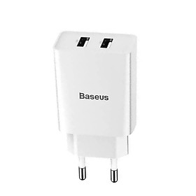 Dock sạc nhanh Baseus 10.5W vỏ nhựa PC cao cấp Dual USB an toàn tuyệt đối cho thiết bị sạc ( 2 màu ) - Hàng chính hãng