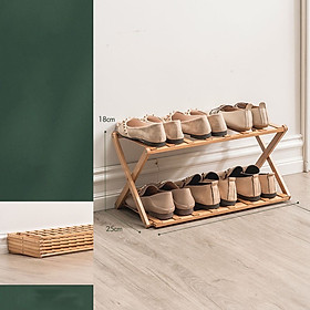 Mua Kệ Để Giày Dép Nhiều Tầng Gỗ Tre  Gấp Xếp Gọn Nhẹ  Không Cần Lắp Ráp Cho Gia Đình- SNF Bamboo and Craft