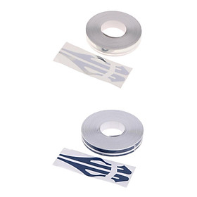 2 Sets Blue Pinstriping Pin Stripe Vinyl Tape Decal Sticker Auto Line