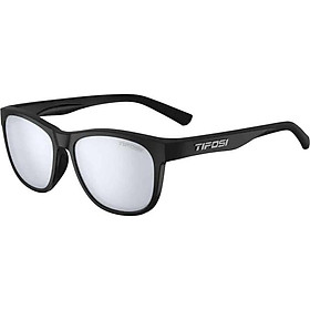 Kính mát thể thao Unisex Tifosi Swank - Gọng Satin Black, Tròng Smoke Bright Blue