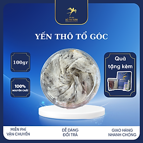 Yến thô tổ góc hộp 100gr- Yến sào cao cấp Đỗ Thị Toán - Giá thành rẻ - Giá trị dinh dưỡng trong yên cao - Ăn yến giúp sạch phổi