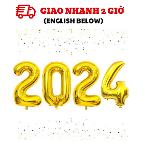 Hình ảnh Bộ bóng 2024 Happy New Year balloon cbhp61