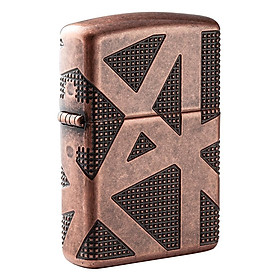 Bật Lửa Zippo 49036 – Zippo Armor Geometric 360 Design Antique Copper