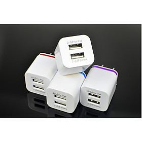 Mua Cốc Sạc nhanh 2 cổng 5v 1A và 2A trắng đủ màu - miếng lót chuột