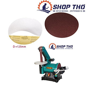 Giấy nhám tròn có keo dán SHARPNESS đường kính 125mm cho máy chà nhám đĩa và đai