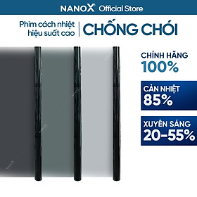 Phim cách nhiệt dán kính chống nắng & chống chói NanoX