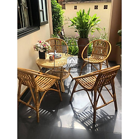Mua Bộ bàn ghế mây sò CaSa Mai Son