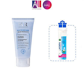 Gel rửa mặt dành cho da nhạy cảm SVR physiopure gelee moussante TẶNG bông tẩy trang Jomi/ Ampoule chống lão hóa Martiderm (Nhập khẩu)