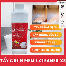Mua Nước Tẩy Trắng Vệ Sinh Sàn Nhà Dạng Xịt F-Cleaner X5 Làm Sạch Bề Mặt Sàn Đá Hóa Đường Chỉ Gạch
