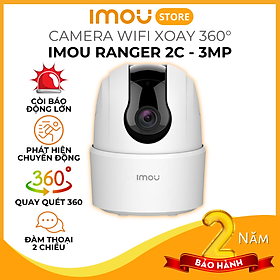 Mua Camera IMOU Ranger 2C  Camera Xoay 360  AI Phát hiện người  màng trập riêng tư 2MP/4MP - Hàng Chính Hãng
