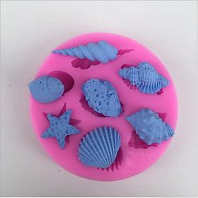Mua Khuôn rau câu Silicon 4D Ốc hến tròn Mã OH1HJ8