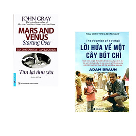 Hình ảnh Combo 2 cuốn sách: Đàn ông Sao Hỏa - Đàn Bà Sao Kim (Tìm lại tình yêu) + Lời hứa về một cây bút chì