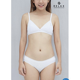 Áo lá Rela RATEEN006 cotton không đệm bản nhỏ cài sau