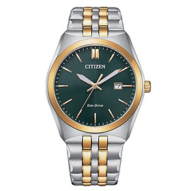 Đồng Hồ Nam Citizen Dây Kim Loại Máy Eco-Drive BM7339-89X - Mặt Trắng (38mm)